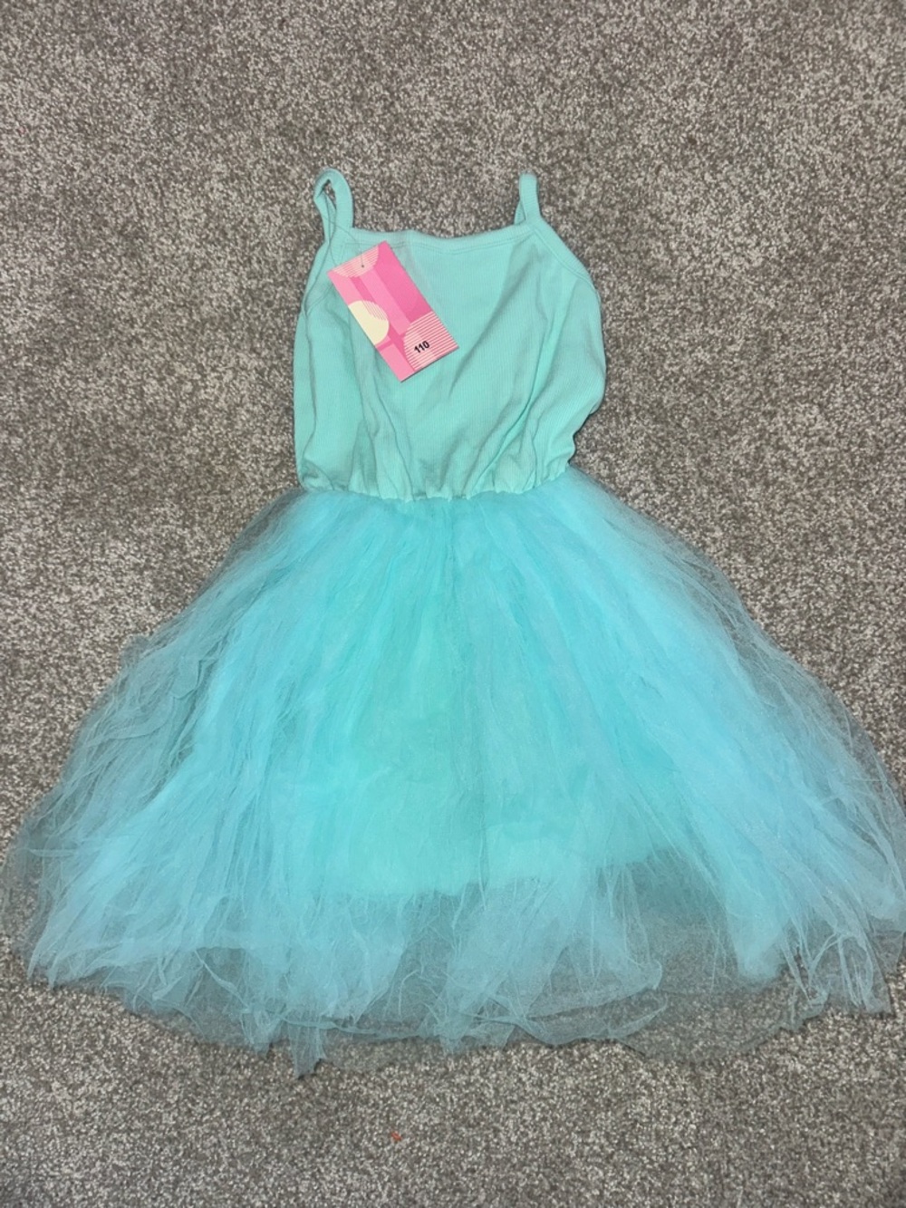 Girls Blue Tutu Dress 4T Princess Party Birthday Tulle Dress NWT